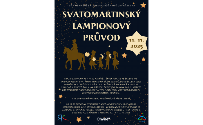 Svatomartinský lampiónový průvod